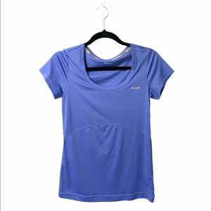 Reebok Women’s Blue Workout T-Shirt SMALL